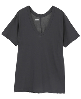 ハイツイストVネックTシャツ