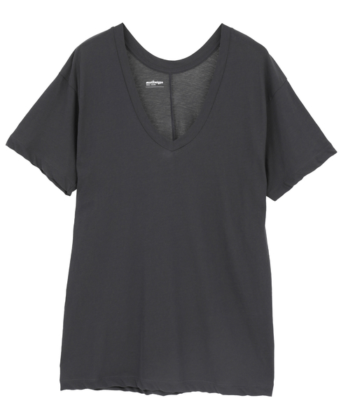 ハイツイストVネックTシャツ 詳細画像 グレー 1