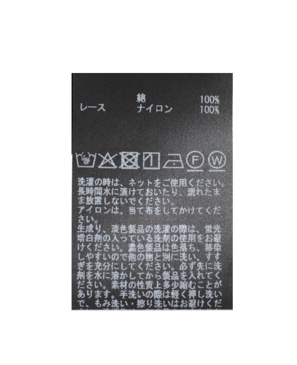 ハイゲージレースタンクトップ 詳細画像 ブラック 5