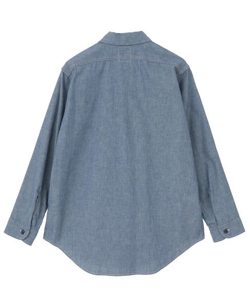 【MADISONBLUE/マディソンブルー】 HAMPTON SHIRT CHAMBRAY(OW) 詳細画像 インディゴ 2