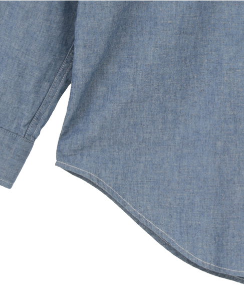 【MADISONBLUE/マディソンブルー】 HAMPTON SHIRT CHAMBRAY(OW) 詳細画像 インディゴ 5
