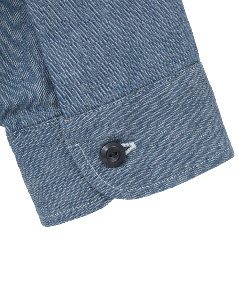 【MADISONBLUE/マディソンブルー】 HAMPTON SHIRT CHAMBRAY(OW) 詳細画像 インディゴ 7