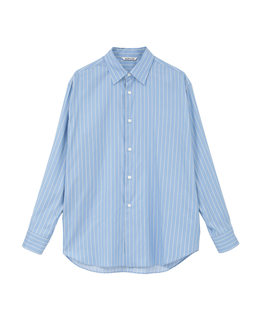 【AURALEE/オーラリー】COTTON SILK STRIPE SHIRT