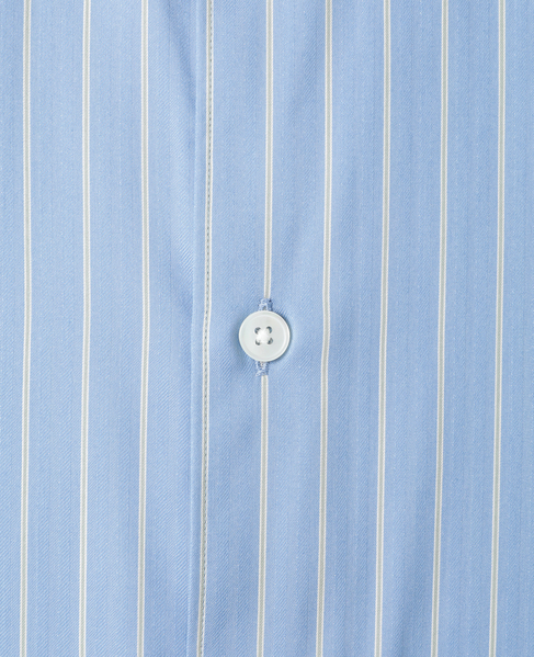 【AURALEE/オーラリー】COTTON SILK STRIPE SHIRT 詳細画像 サックス 6