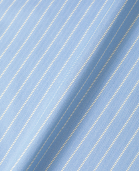 【AURALEE/オーラリー】COTTON SILK STRIPE SHIRT 詳細画像 サックス 7
