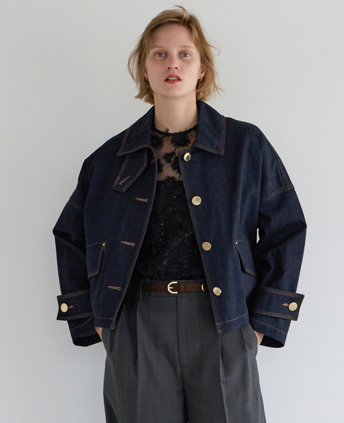 【MACKINTOSH/マッキントッシュ】HUMBIE DNM JACKET SHORT MB 詳細画像 インディゴ 1