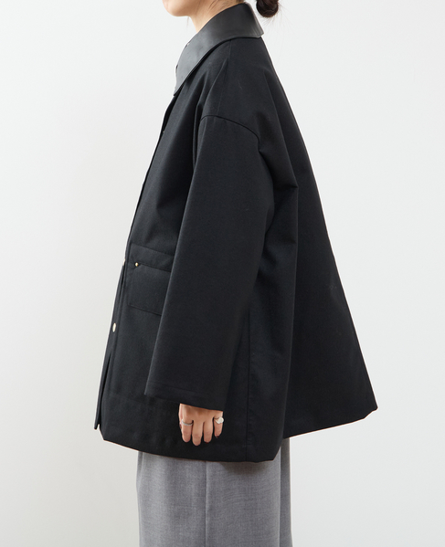 【MACKINTOSH/マッキントッシュ】ROSS w/D LEATHER-COL 詳細画像 ブラック 10