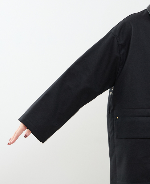 【MACKINTOSH/マッキントッシュ】ROSS w/D LEATHER-COL 詳細画像 ブラック 12