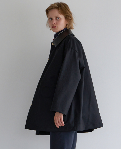 【MACKINTOSH/マッキントッシュ】ROSS w/D LEATHER-COL 詳細画像 ブラック 3