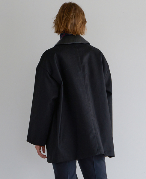 【MACKINTOSH/マッキントッシュ】ROSS w/D LEATHER-COL 詳細画像 ブラック 4