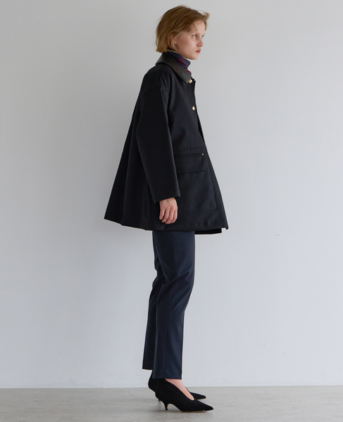【MACKINTOSH/マッキントッシュ】ROSS w/D LEATHER-COL 詳細画像 ブラック 7
