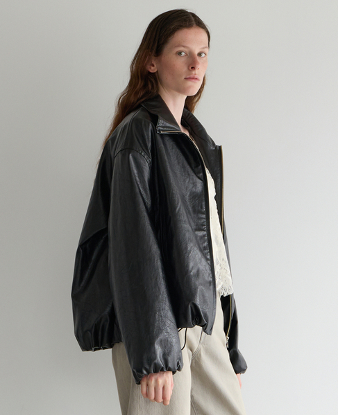 【COGTHEBIGSMOKE/コグザビッグスモーク】ODYSSEY ZIP UP BLOUSON 詳細画像 ブラック 4