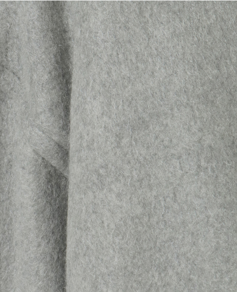 【AURALEE/オーラリー】PURE SILK COMFORT FLEECE ZIP BLOUSON 詳細画像 杢グレー 7