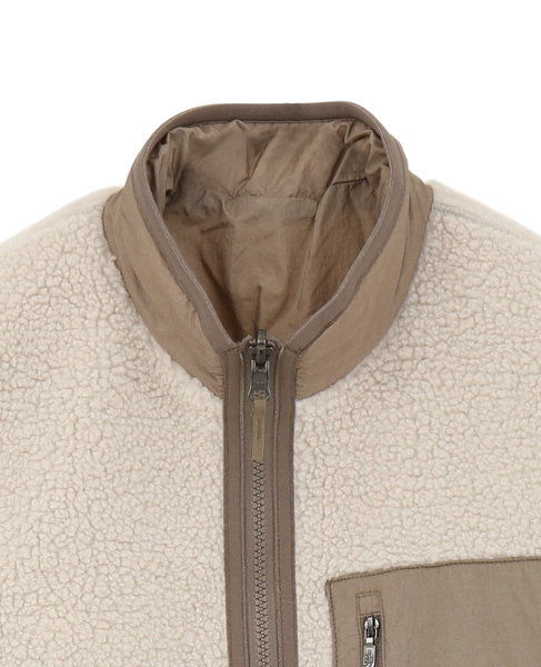 【THE NORTH FACE/ザ・ノース・フェイス】Reversible Extreme Pile Fleece Jacket (UNISEX) 詳細画像 ライトベージュ 3