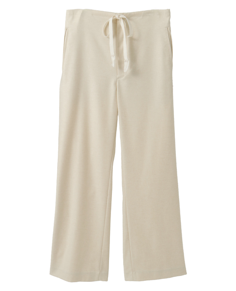 【AURALEE/オーラリー】WOOL FULLING FLANNEL DRAWSTRING PANTS 詳細画像 アイボリー 1