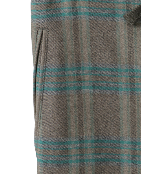 【AURALEE/オーラリー】WOOL FULLING FLANNEL DRAWSTRING PANTS 詳細画像 チェック 5