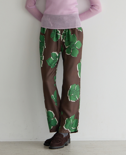 【BANANATIME / バナナタイム】EASY PANT WINTER ROSE CHOCOLATE 詳細画像 ブラウン 1