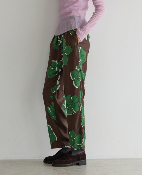 【BANANATIME / バナナタイム】EASY PANT WINTER ROSE CHOCOLATE 詳細画像 ブラウン 2
