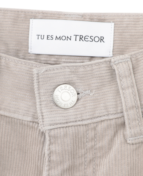 【TU ES MON TRESOR /トゥ エ モン トレゾア】The Topaz Jean-Corduroy 詳細画像 ライトグレー 5