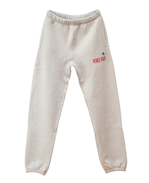 【VENICE M'ART/ヴェニスマート】CHAMPION VENICE M'ART ELASTIC CUFF PANTS 詳細画像 杢グレー 1
