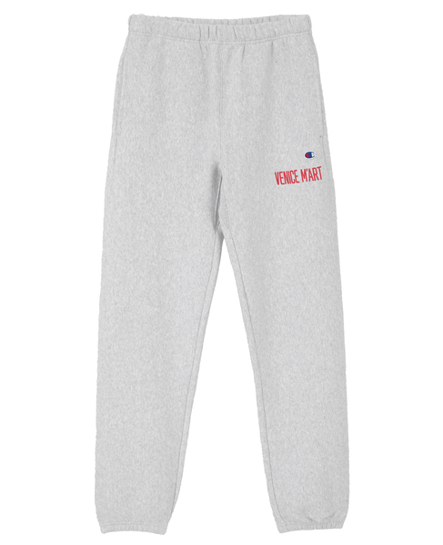 【VENICE M'ART/ヴェニスマート】CHAMPION VENICE M'ART ELASTIC CUFF PANTS 詳細画像 杢グレー 4