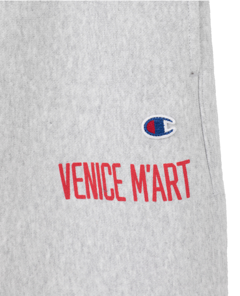 【VENICE M'ART/ヴェニスマート】CHAMPION VENICE M'ART ELASTIC CUFF PANTS 詳細画像 杢グレー 9