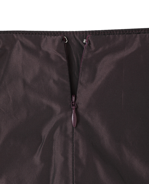 【MARGE /マージ 】Taffeta balloon hem skirt 詳細画像 ボルドー 16