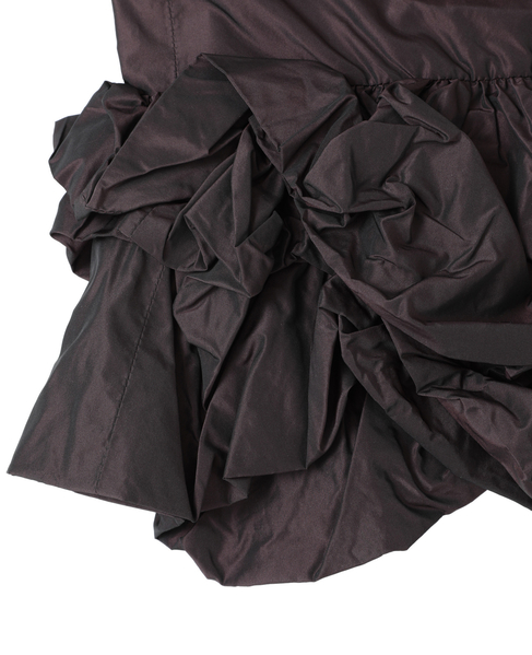 【MARGE /マージ 】Taffeta balloon hem skirt 詳細画像 ボルドー 17