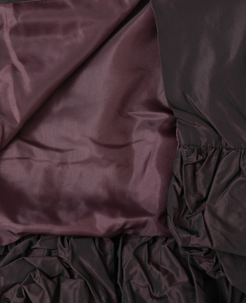 【MARGE /マージ 】Taffeta balloon hem skirt 詳細画像 ボルドー 18