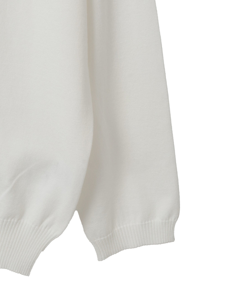 【MADISONBLUE/マディソンブルー】 HELLO CREW NECK PO 詳細画像 ホワイト 4