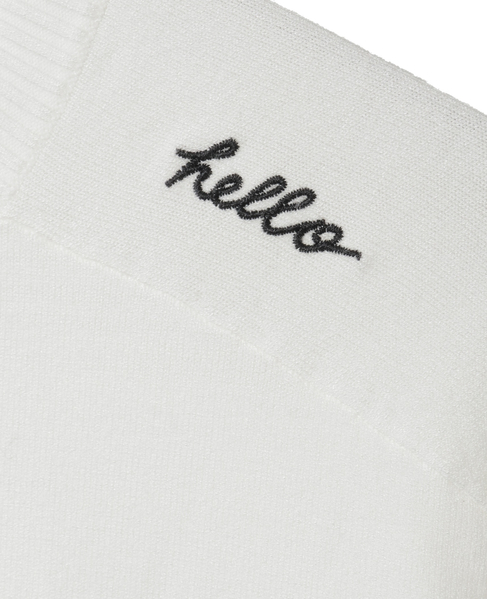 【MADISONBLUE/マディソンブルー】 HELLO CREW NECK PO 詳細画像 ホワイト 6