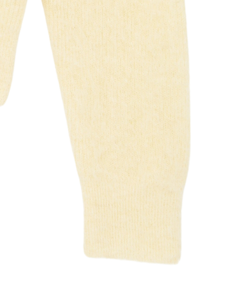 【AURALEE/オーラリー】BABY SURI ALPACA SHEER KNIT SKIPPER POLO 詳細画像 生成り 4