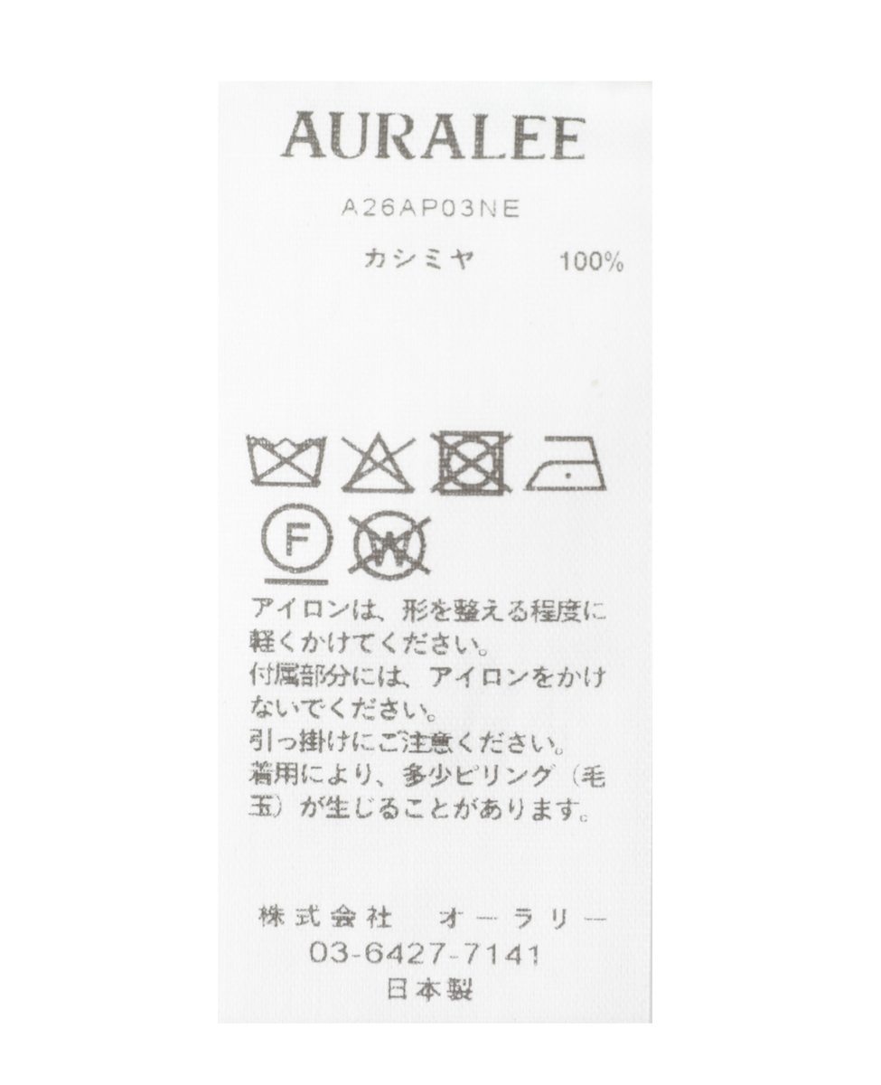 【AURALEE/オーラリー】CASHMERE NEP KNIT P/O 詳細画像 ミント 5