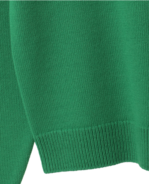 【AURALEE/オーラリー】SUPER FINE WOOL KNIT P/O 詳細画像 グリーン 5