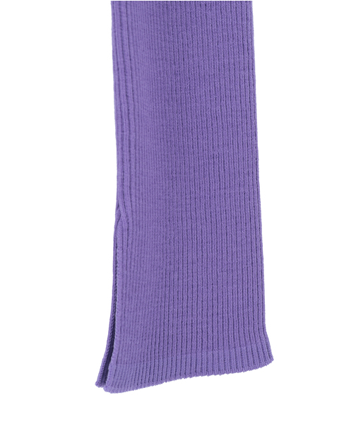 【AURALEE/オーラリー】SUPER FINE WOOL HIGH GAUGE RIB KNIT P/O 詳細画像 パープル 4