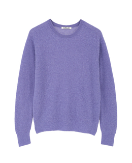 【AURALEE/オーラリー】BABY SURI ALPACA SHEER KNIT P/O