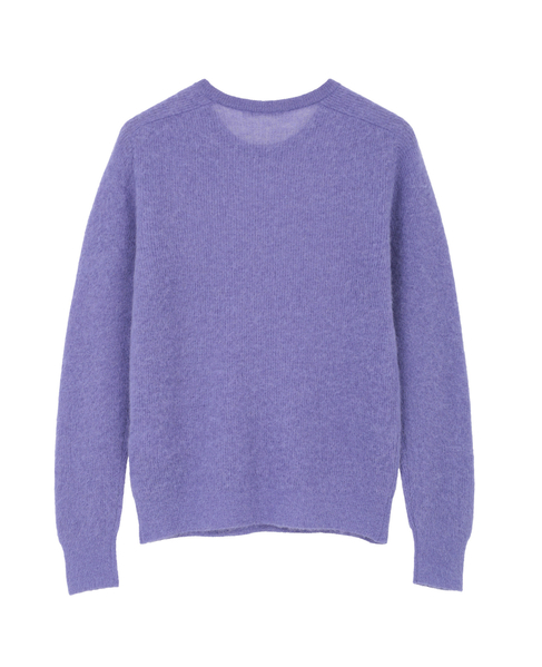 【AURALEE/オーラリー】BABY SURI ALPACA SHEER KNIT P/O 詳細画像 パープル 2