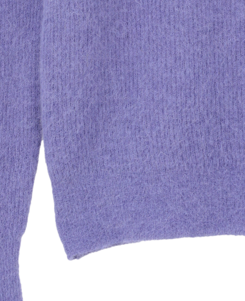 【AURALEE/オーラリー】BABY SURI ALPACA SHEER KNIT P/O 詳細画像 パープル 5
