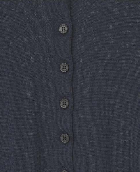 【JOHN SMEDLEY/ジョンスメドレー】JSロゴジャガード長袖ニットカーディガン 詳細画像 ネイビー 6