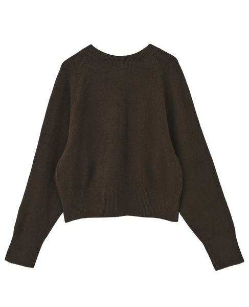 【adidas Originals/アディダスオリジナルス】ESSENTIALS KNIT SWEATSHIRT 詳細画像 ブラウン 2