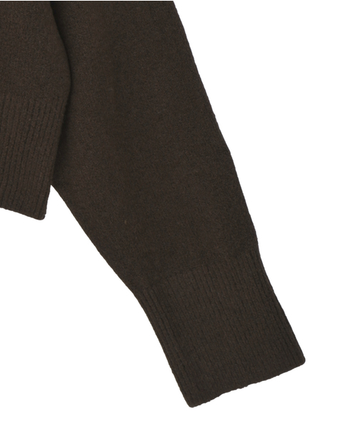 【adidas Originals/アディダスオリジナルス】ESSENTIALS KNIT SWEATSHIRT 詳細画像 ブラウン 4