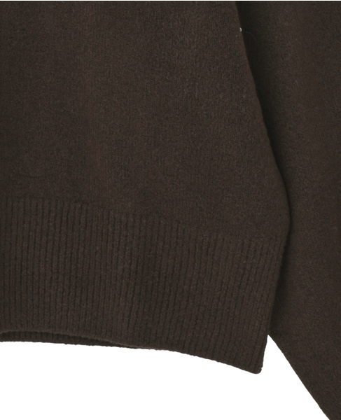 【adidas Originals/アディダスオリジナルス】ESSENTIALS KNIT SWEATSHIRT 詳細画像 ブラウン 5