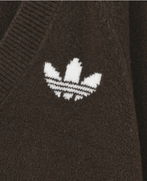 【adidas Originals/アディダスオリジナルス】ESSENTIALS KNIT SWEATSHIRT 詳細画像 ブラウン 6