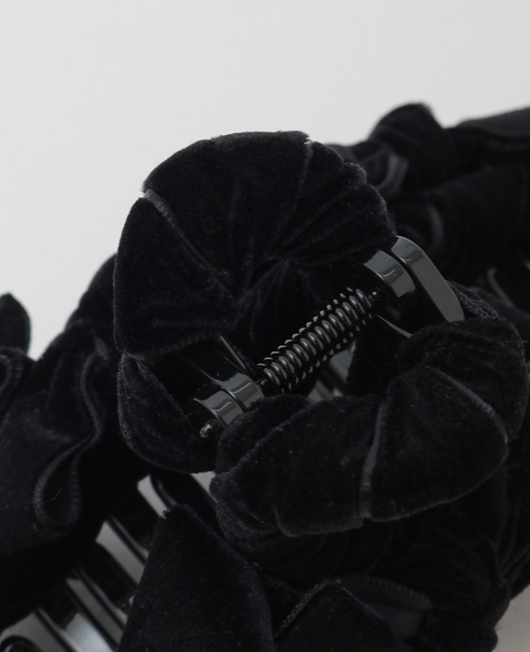 【TRESSE /トレス】velvet Ruban Clip in Black 詳細画像 ブラック 4