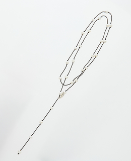 【TEINTE/タント】CALLA WHITE PEARL CORD LONG NECKLACE