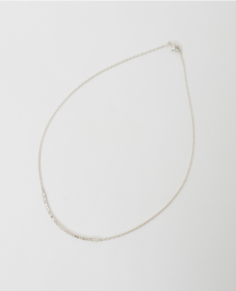【MALUS /マリュス】Diamond line necklace 詳細画像 シルバー 1