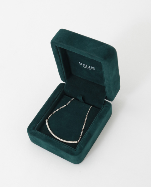 【MALUS /マリュス】Diamond line necklace 詳細画像 シルバー 6
