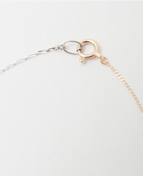 【wePERM /ウィパーマ 】Asymmetric Chain Bracelet 3(K10) : 2(PT) 詳細画像 ゴールド 2