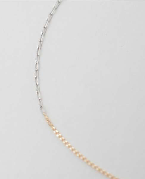 【wePERM /ウィパーマ 】Asymmetric Chain Bracelet 3(K10) : 2(PT) 詳細画像 ゴールド 4
