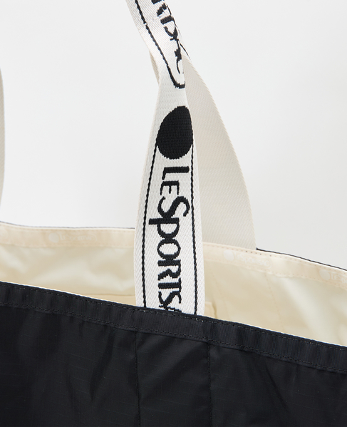 《別注》【LeSportsac/レスポートサック】1043 E/W REVERSIBLE PKT TOTE(Solid) 詳細画像 ブラック 5